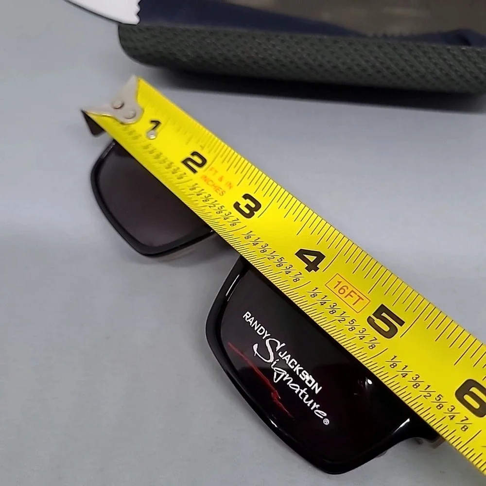 Randy Jackson Signature Eyeglasses w/case 59FI Mens Black Zyloware